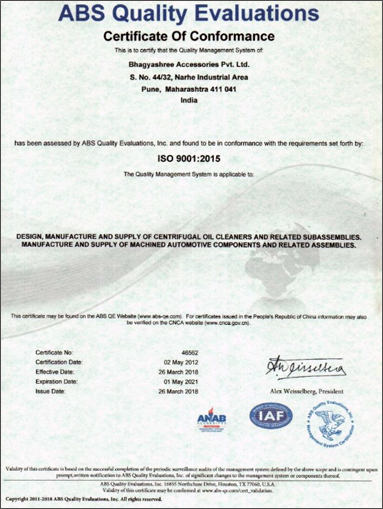 abs certificate